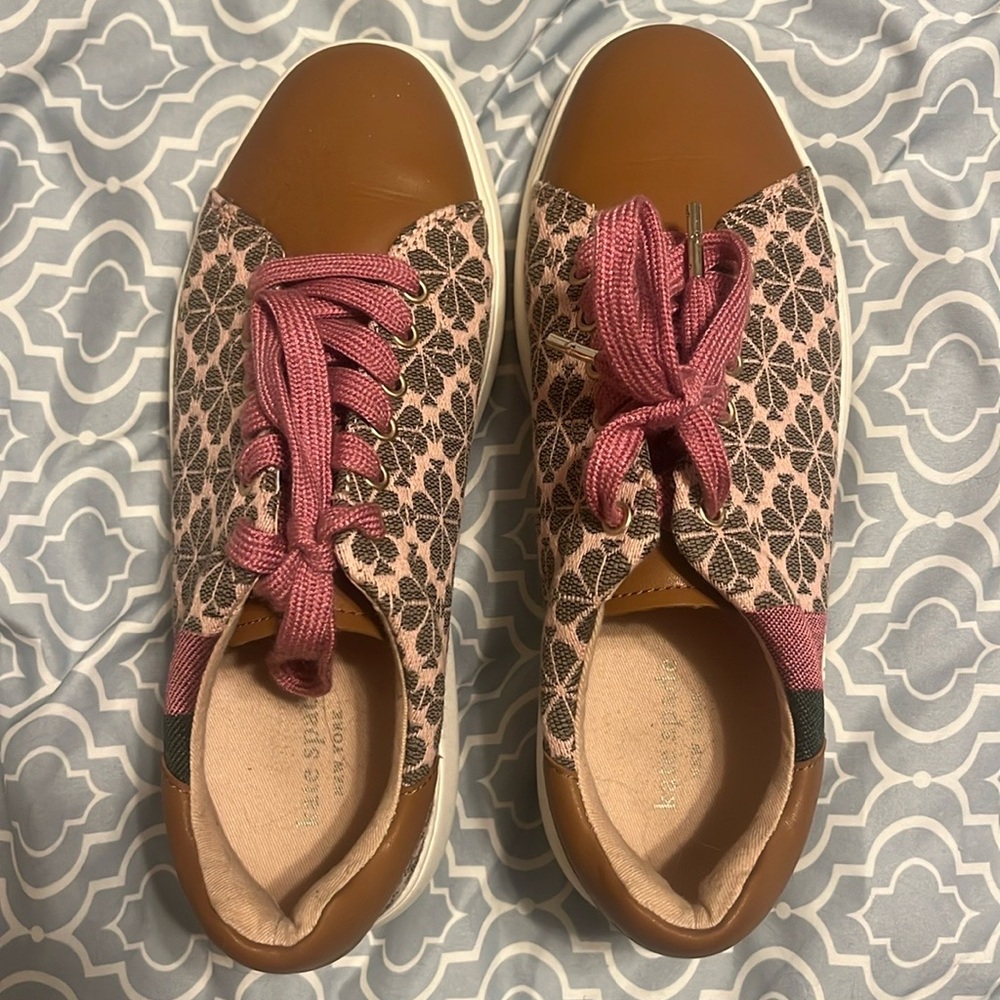 Kate Spade Pink Spade Flower Sneakers